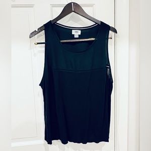 Old Navy | Black Sleeveless Cropped Tank Top - Size XL - GUC